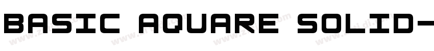basic aquare solid字体转换